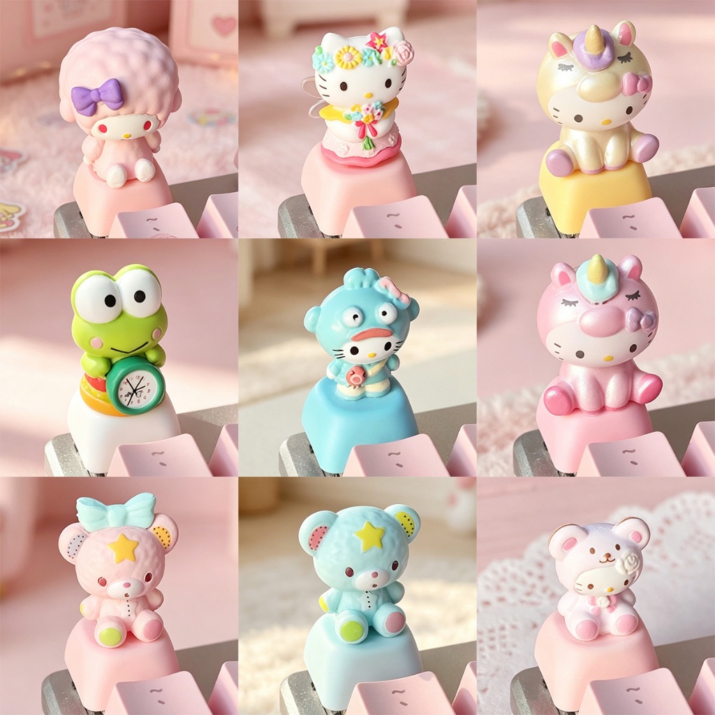 Custom Keycaps - Kawaii Sanrios Keycaps Cute 3D ESC