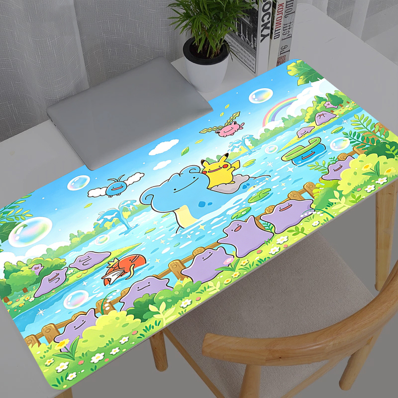 Pc Gaming Keyboard And Mouse - Mouse Pad Pokemon Pikachu Anime Durable