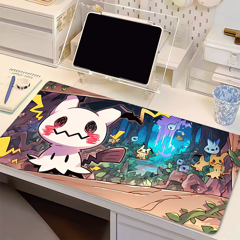 Pc Gaming Keyboard And Mouse - Natural Rubber Mouse Pad Pokemon Mimikyu