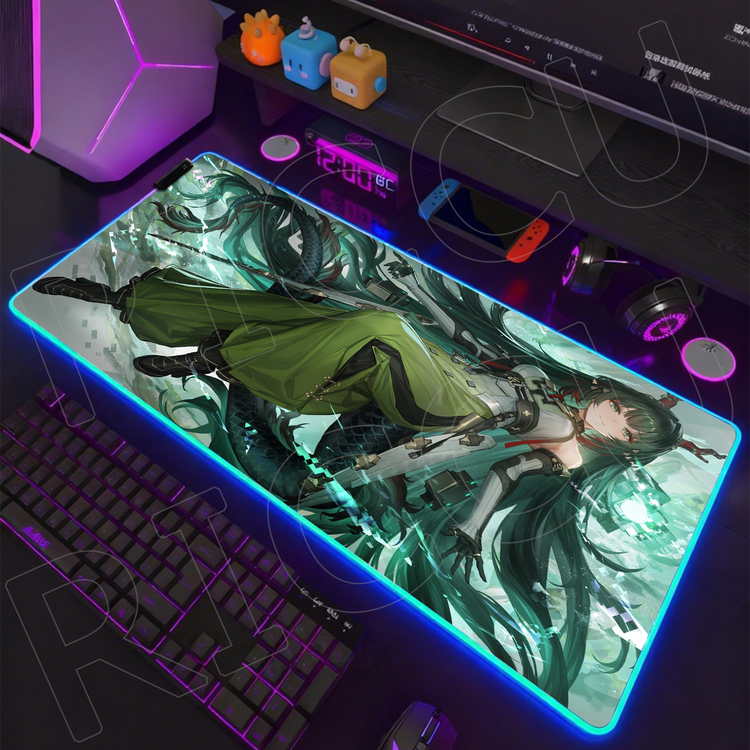 Pc Gaming Girl - RGB HD XXL Arknights Endfield Zhuang
