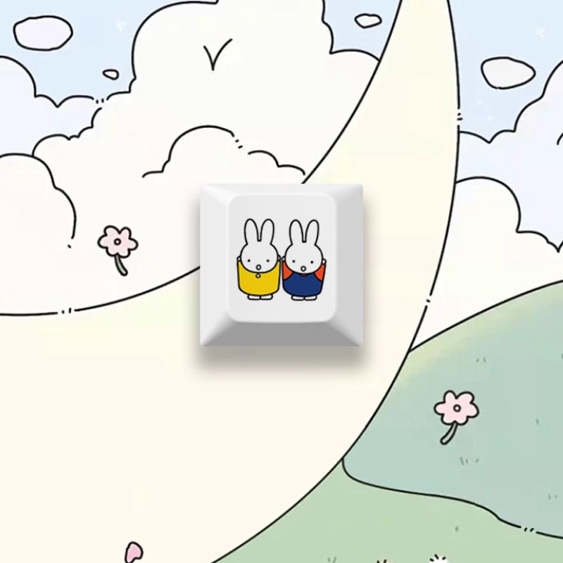 New Miffy rabbit cartoon cute  - Custom Keycaps recensie en prijs