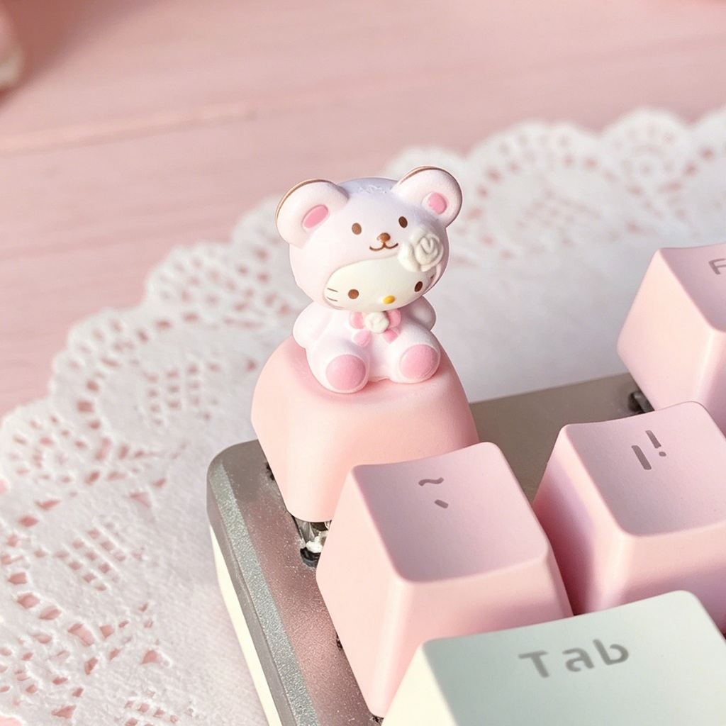 Kawaii Sanrios Keycaps Cute 3D - Custom Keycaps recensie en prijs