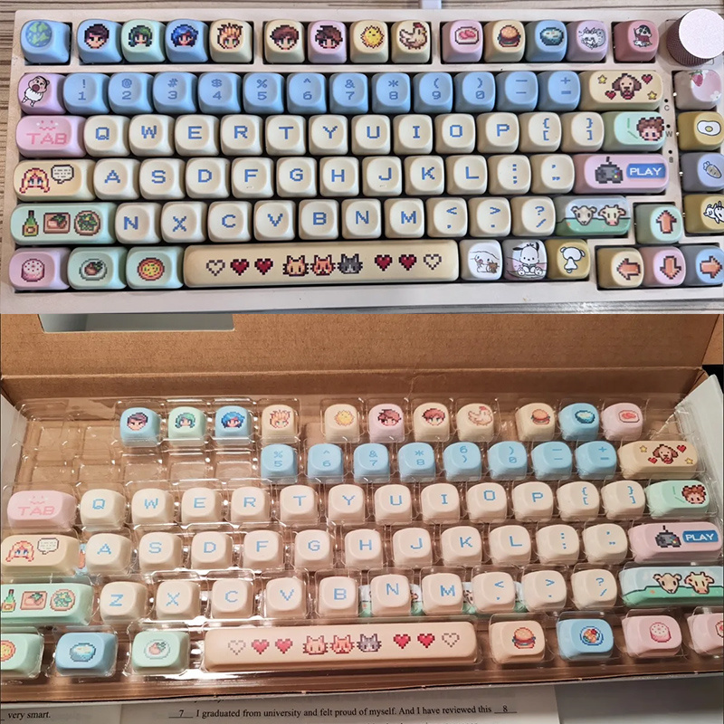 Stardew Valley 78 Keycaps Pixe - Custom Keycaps recensie en prijs