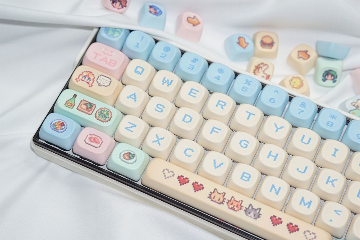 Stardew Valley 78 Keycaps Pixe - Custom Keycaps recensie en prijs