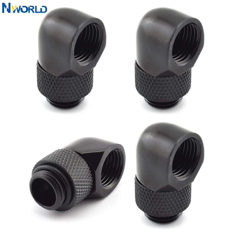 4pcs G1/4 Thread 90 Degree Fit - Pc Gaming Liquid Cooling recensie en prijs