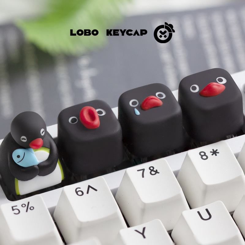 Cute Penguin Image Pingu Serie - Custom Keycaps recensie en prijs