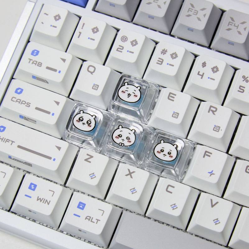 Chiikawa 4 Pcs Handmade Transp - Custom Keycaps recensie en prijs