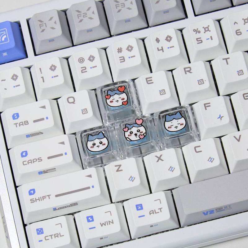 Chiikawa 4 Pcs Handmade Transp - Custom Keycaps recensie en prijs