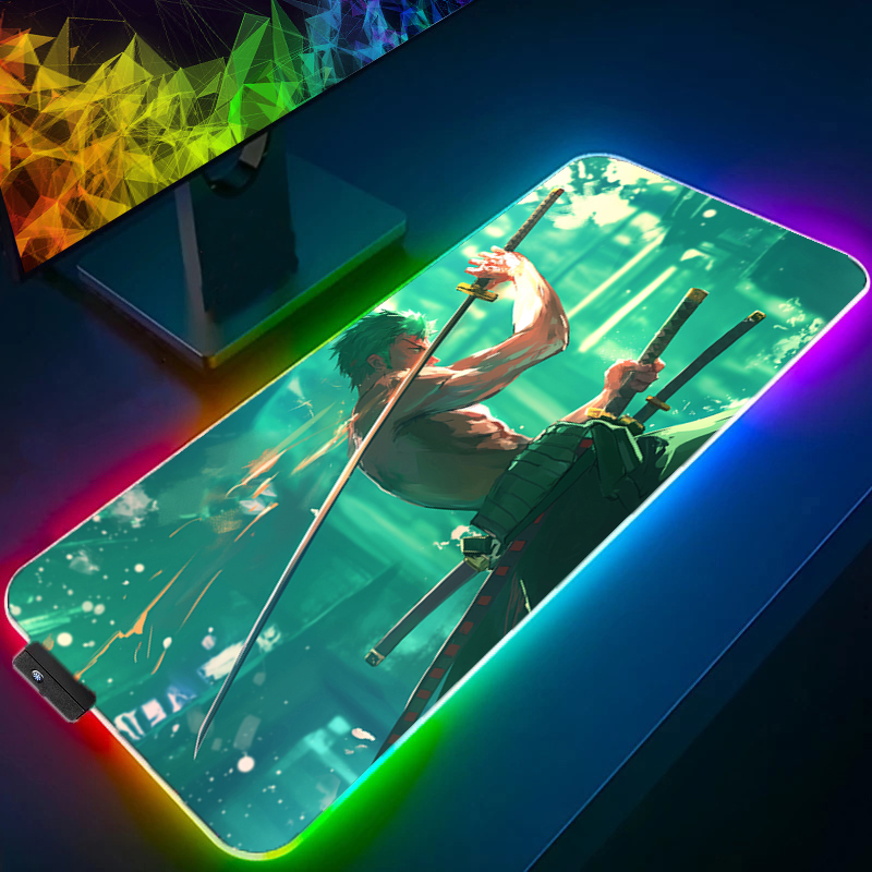 ONE PIECE Zoro Mouse Pad RGB G - Pc Gaming Keyboard And Mouse recensie en prijs