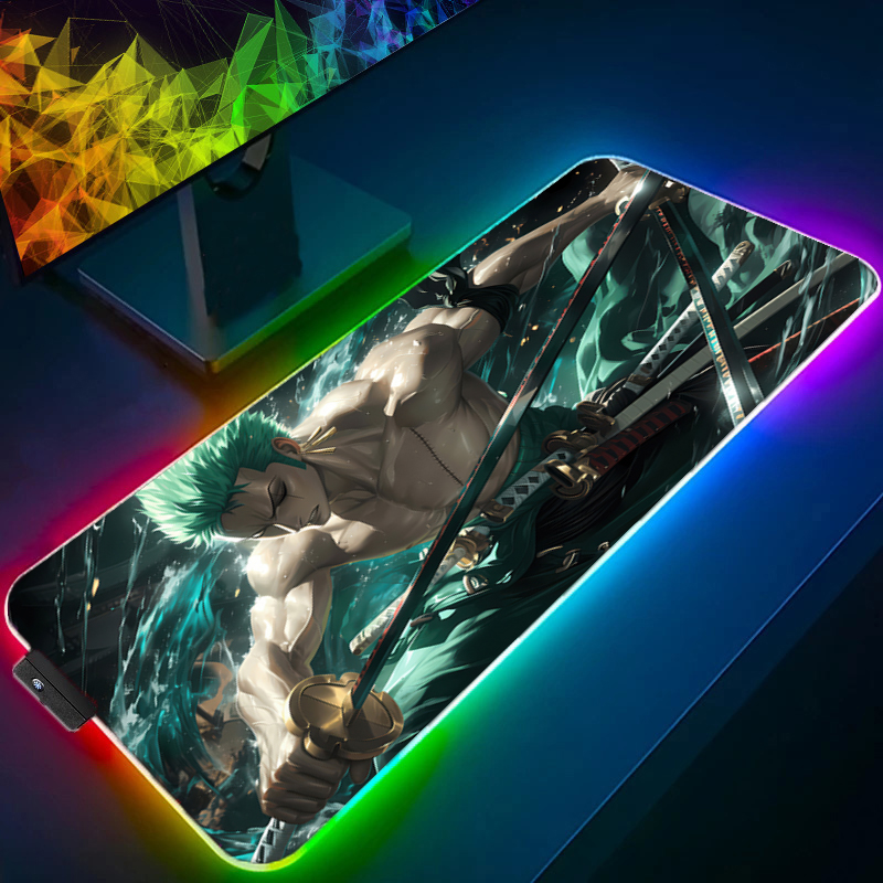 ONE PIECE Zoro Mouse Pad RGB G - Pc Gaming Keyboard And Mouse recensie en prijs