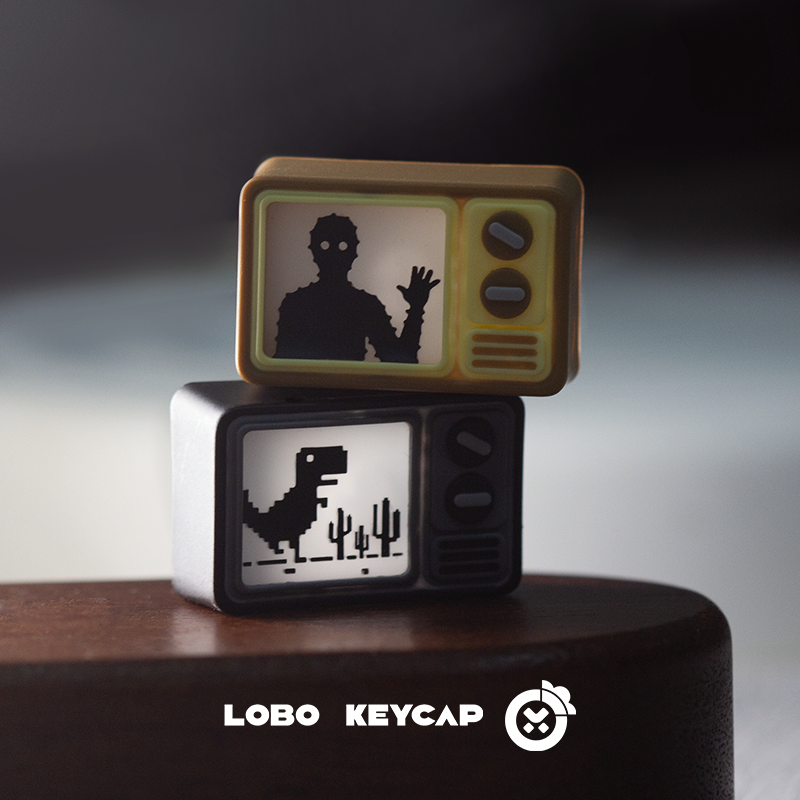 Fashion Dinosaur TV Keycaps Li - Custom Keycaps recensie en prijs
