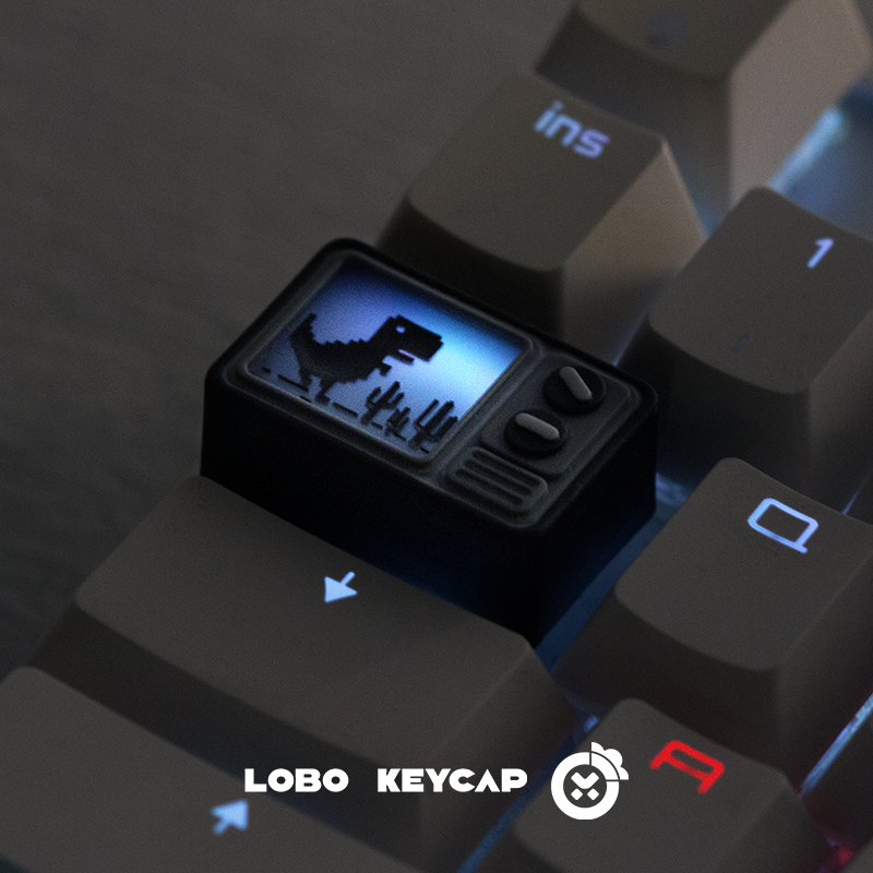 Fashion Dinosaur TV Keycaps Li - Custom Keycaps recensie en prijs
