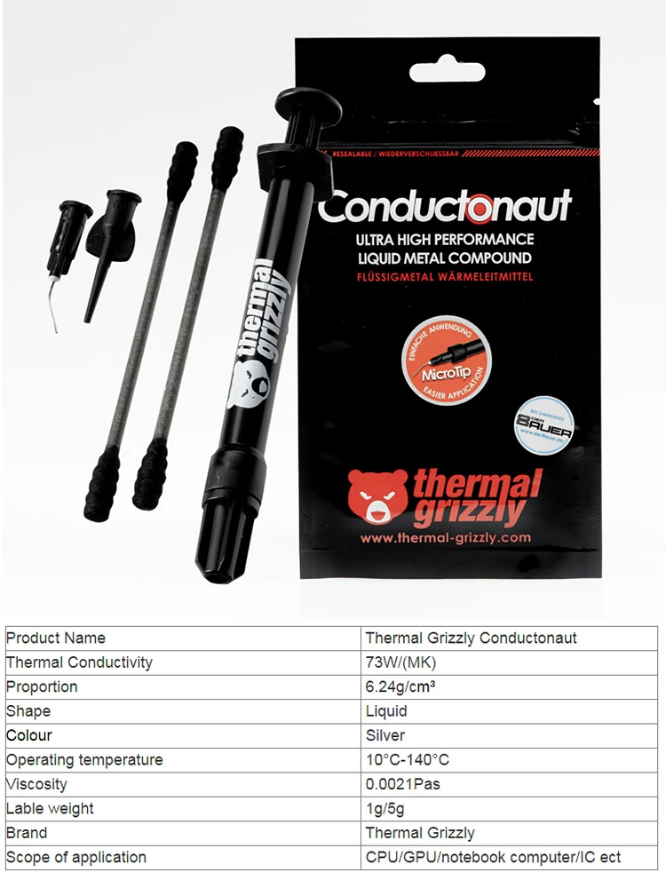 High Thermal Conductivity Liqu - Thermal Paste recensie en prijs