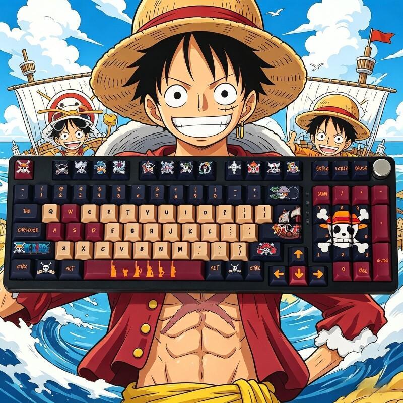 BANDAI One Piece Monkey D. Luf - Custom Keycaps recensie en prijs